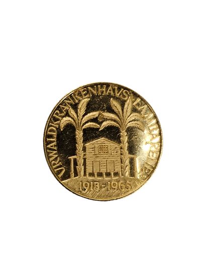 MEDAILLE en or jaune 1913-1965
Docteur Schweitzer
Poids...