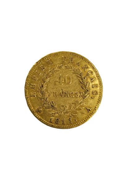 PIECE 40 francs Napoléon or 1811/A
Poids...