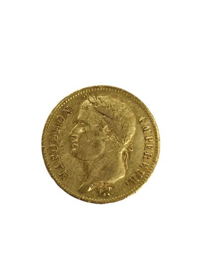 PIECE 40 francs Napoléon or 1808/A
Poids...