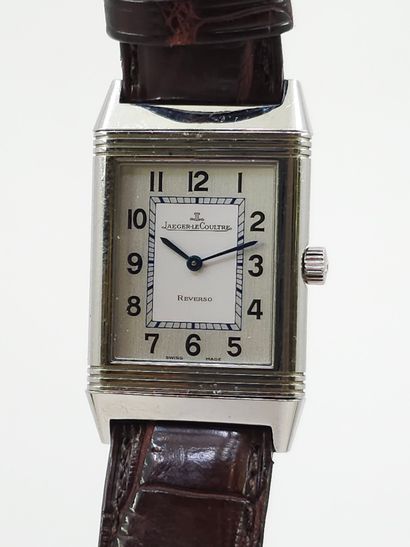 JAEGER LECOULTRE
Steel wristwatch, signed...