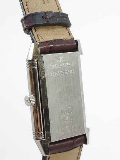 JAEGER LECOULTRE
Steel wristwatch, signed...