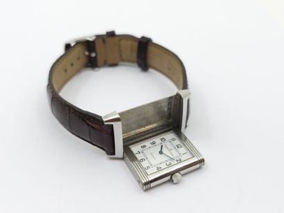 JAEGER LECOULTRE
Steel wristwatch, signed...