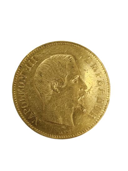 PIECE 100 francs or Napoléon 1857/A
Poids...