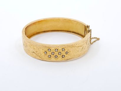 French WORK 1900
Bracelet in 750° yellow...