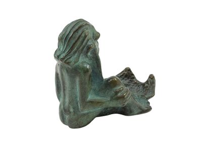 JP LEVERRIER (1922-1996)
Moine en bronze...