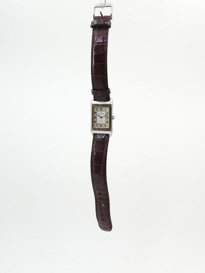 JAEGER LECOULTRE
Steel wristwatch, signed...