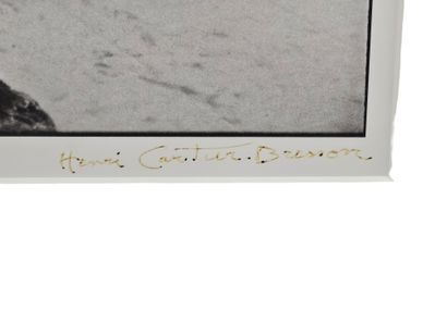 Henri CARTIER BRESSON
Posterior silver print...