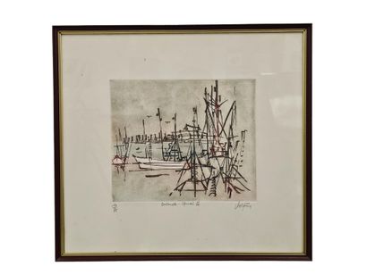 ANDRE COLPIN
Lithograph, framed and glazed...