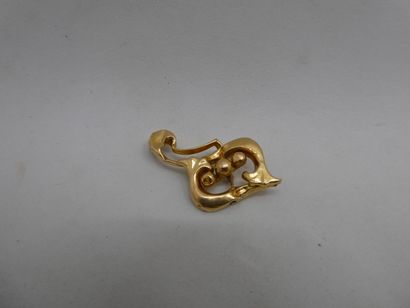 1 Pendentif Or 18kt 1,49g cassé