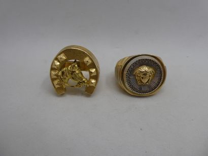 1 Bague Or 18kt 18,14g 1 Bague Or 2 tons...