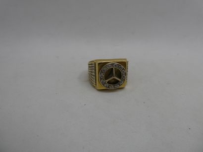 1 Bague Or 18kt et pierres 18,38g détéri...