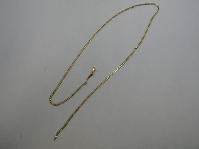 1 18kt gold chain 11,85g broken clasp