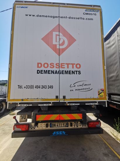 Remorque ASCA porte conteneur 
Immatriculé...