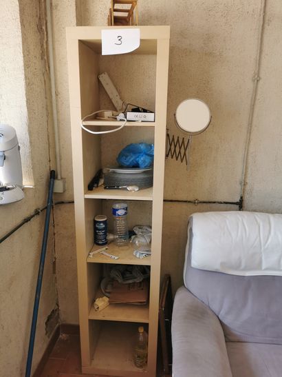 Fauteuil en suédine 
Canapé en suédine 
Etagère...