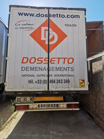 remorque AL CAR porte conteneur 
Immatriculé...
