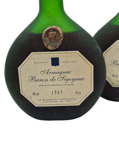 2 BARON DE SIGONAC 
Armagnac 1965