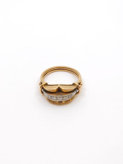 TRAVAIL Français Xxème siècle
Bague en or...