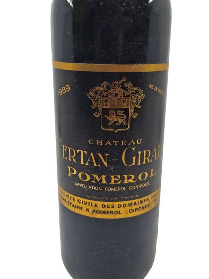 3 CERTAN GIRAULD 1989 POMEROL
Shoulder l...