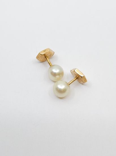 Travail Français
PAIRE de boutons d'oreille...