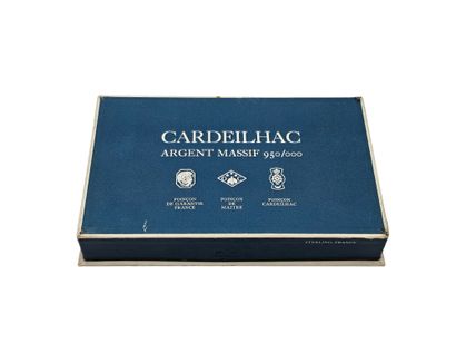 CARDEILHAC
Silver and crystal salt and pepper...