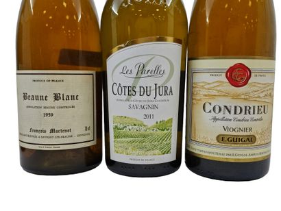 2 CONDRIEUX GUIGAL 1991 
1 BEAUNE BLANC MARTENOT...