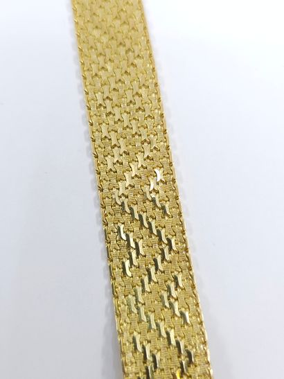 TRAVAIL Français
Bracelet en or jaune 750°...