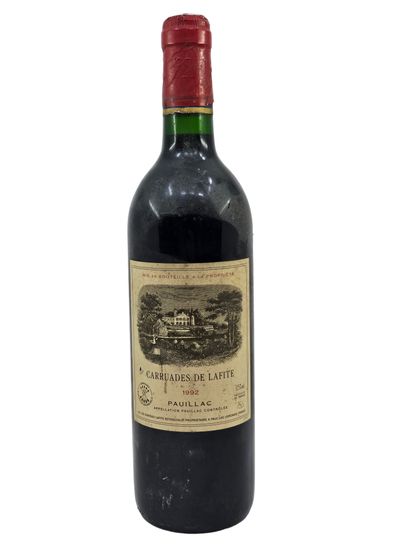 PAUILLAC
Carruades de Lafite 1992
Level good
Label...