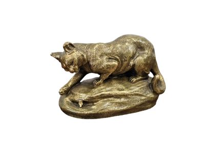 Clovis Edmond MASSON (1838-1913)
Bronze doré...