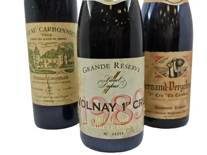 Set of three bottles of red wine including
Lionnel...