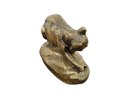 Clovis Edmond MASSON (1838-1913)
Bronze doré...
