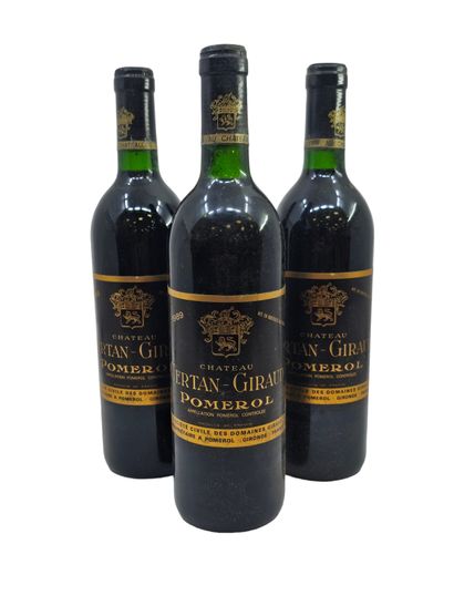3 CERTAN GIRAULD 1989 POMEROL
Shoulder l...