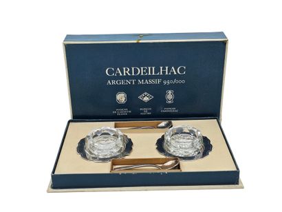 CARDEILHAC
Silver and crystal salt and pepper...