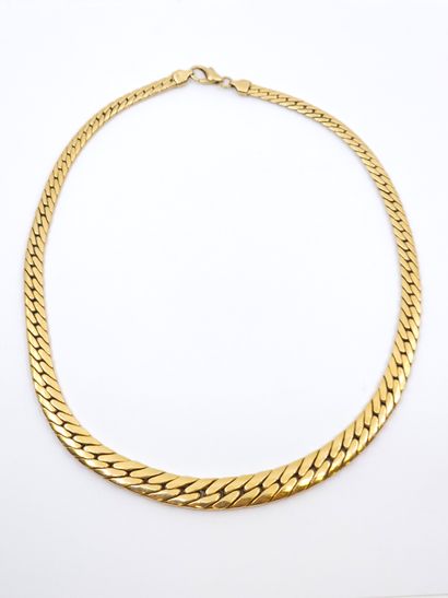 TRAVAIL FRANÇAIS 
COLLIER maille palmier...