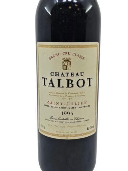ST JULIEN CHÂTEAU TALBOT
one bottle 1995
cru...