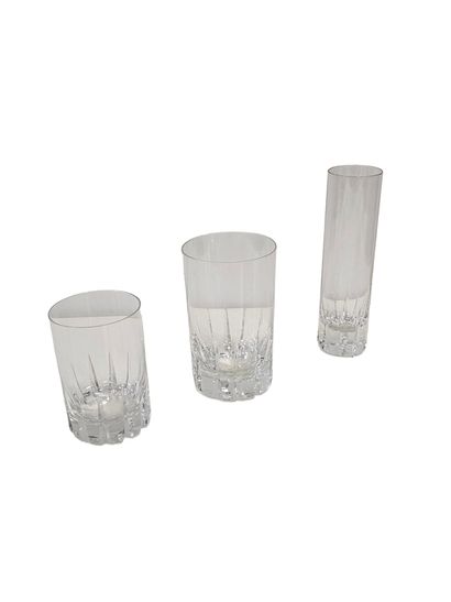 ROSENTHAL 
Cut crystal glass service including...