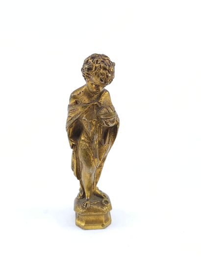 LOT de cachets en bronze comprenant :
Jeune...
