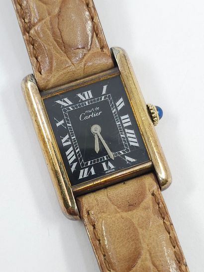 CARTIER Must de 
Montre bracelet de dame,boitier...