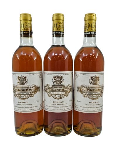 3 BARSAC 1er cru CHÂTEAU COUTET à BARSAC...