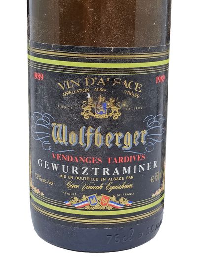 GEUWURZSTAMMINER late harvest 
three bottles...