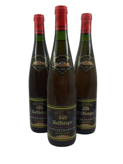 GEUWURZSTAMMINER late harvest 
three bottles...