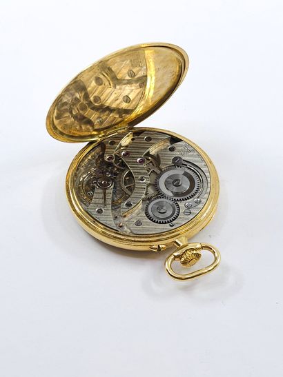 ZENITH
Montre de smocking en or jaune 750°,...