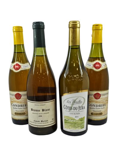 2 CONDRIEUX GUIGAL 1991 
1 BEAUNE BLANC MARTENOT...