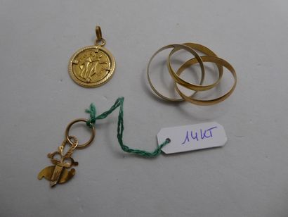 1 Pendentif Or 18kt 3,02g 1 Pendentif Or...
