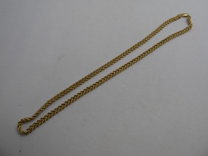 1 Collier Or 18kt 8,51 g maille corde do...