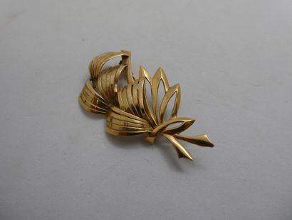 1 Broche Or 18kt 5,10g