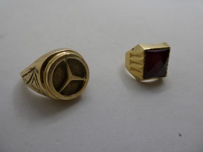 1 Bague Or 18kt 18,30g 1 Bague Or 18kt et...