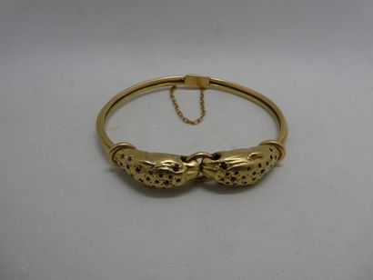 1 Bracelet Or 18kt et pierres 27,95g