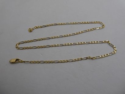 1 Chaîne Or 18kt 5,37g fermoir cassé
