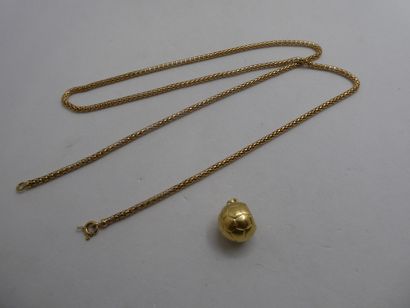 1 Chaîne Or 18kt 11,59g 1 Pendentif Or 18kt...