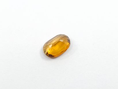 TOURMALINE orange VS , ovale , Mozambique...